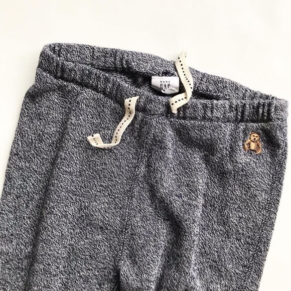 Babygap navy marled jogger pants EUC 12-18 months: - Picture 2 of 5